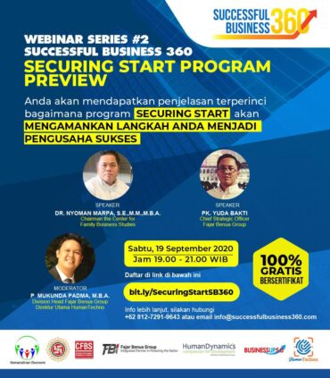 Webinar Kedua Successful Business 360